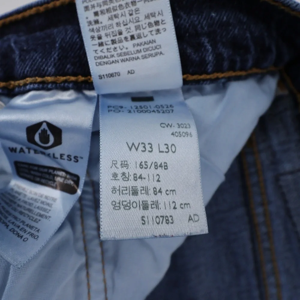 Levi's 501 Original Fit Jeans Dark Wash Mens 33x30 (Inseam measures 29